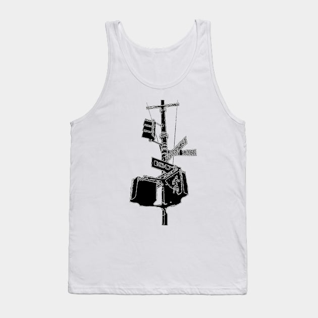 New York Streetsign Tank Top by louweasely